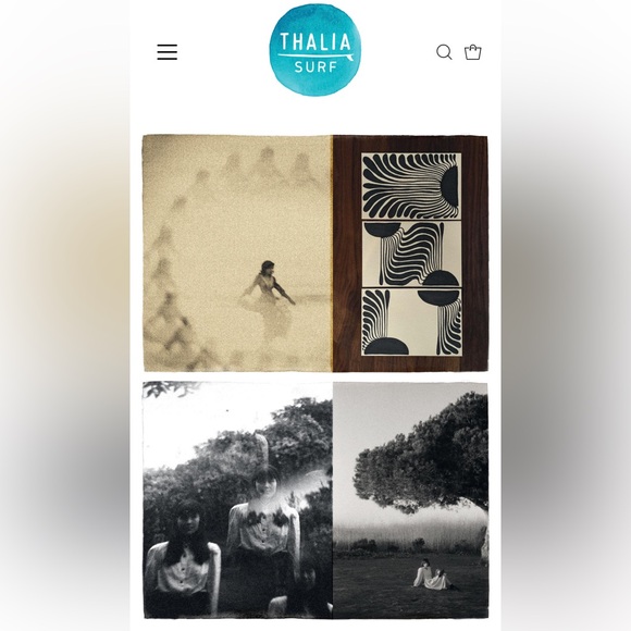 THALIA SURF x Lauryn Alvarez T Shirt Collab - Mustard Yellow Graphic Crop Tee - Picture 7 of 17